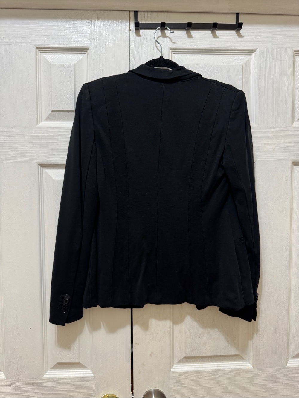 Ann Taylor Black Single-Button Tailored Blazer - Picture 6 of 12